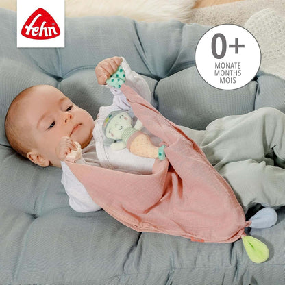 FEHN kocyk komforter przytulanka 45 cm SYRENKA – dominujący różowy długość 45 cm – zdjęcie 3