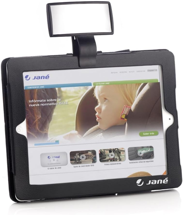 JANE espejo retrovisor para coche para vigilar al bebé y funda para tablet 20x26