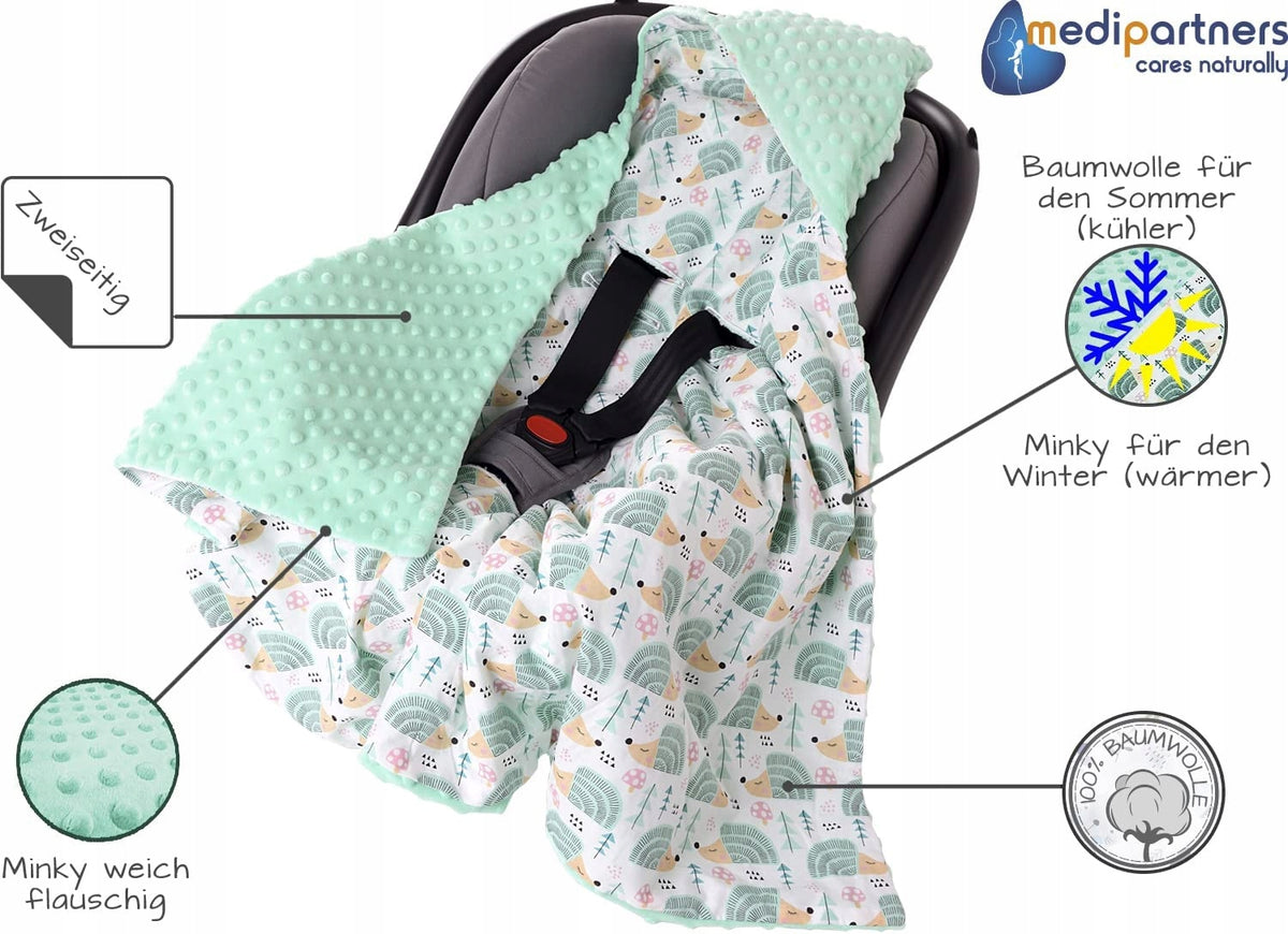 Manta MINKY para silla de coche MEDIPARTNERS