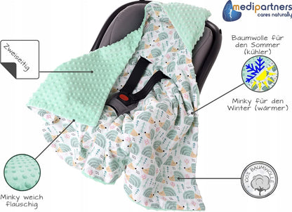 Manta MINKY para silla de coche MEDIPARTNERS
