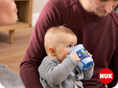 Taza mágica NUK Mini a prueba de fugas, brilla en la oscuridad, 360°, 160 ml, 6 meses+