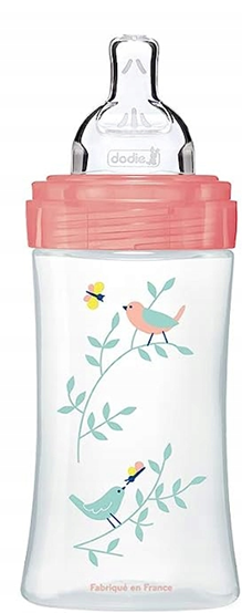 DODIE biberón 270 ml tetina flujo 2 medio 0-6 m ARDILLA