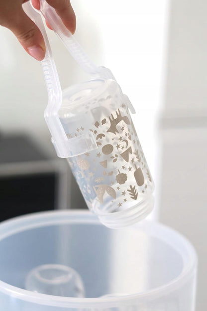 BEABA Esterilizador a vapor 2en1 Steril'Express + pinzas y vaso medidor