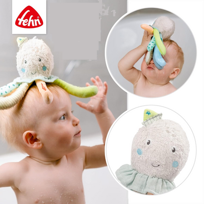 Juguete de baño de peluche FEHN PULPO 17 cm 0+