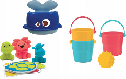 LUDI set de juguetes para el baño 9 piezas