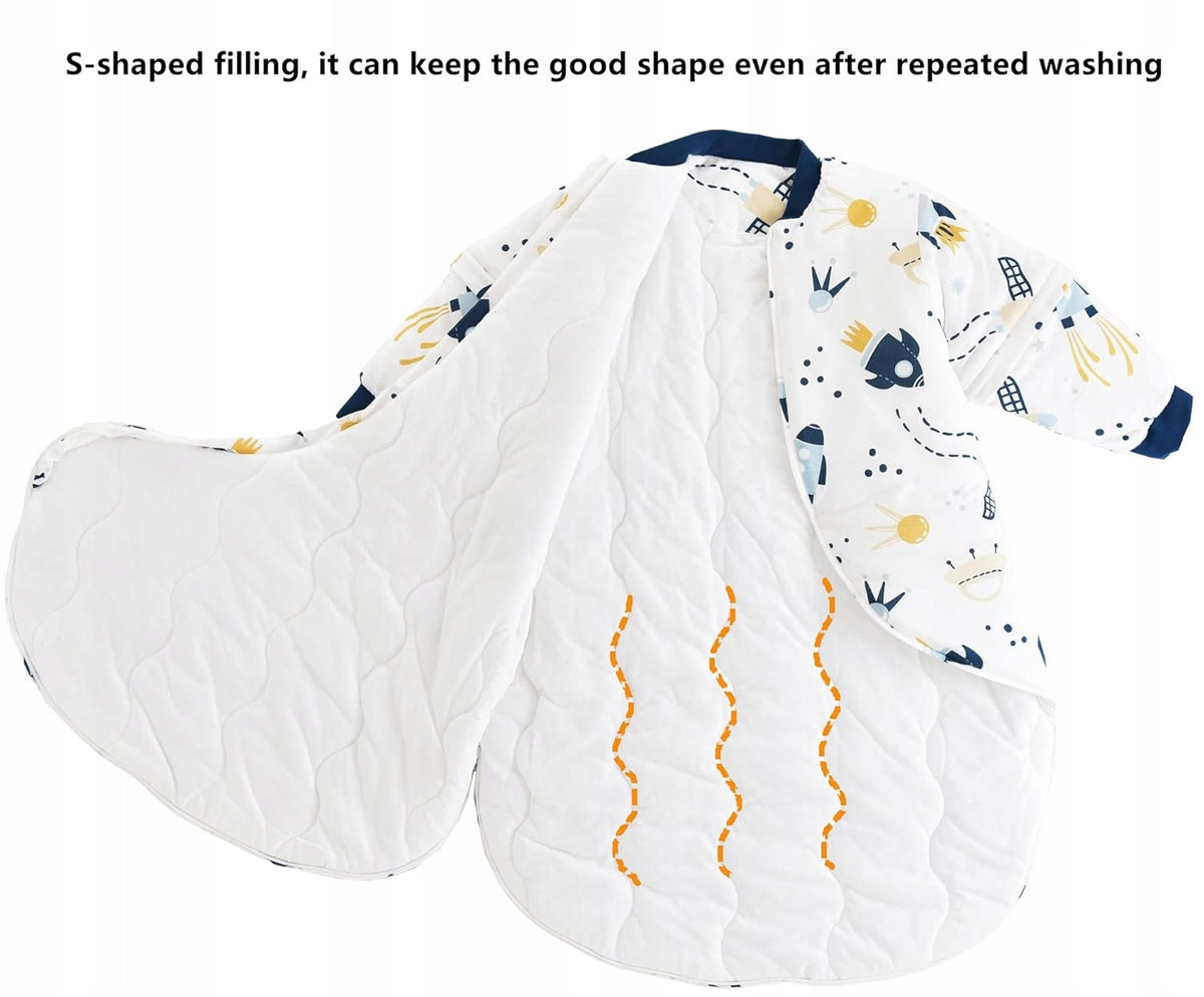 CHILSUESSY saco de dormir 2,5 TOG 100 cm para bebés