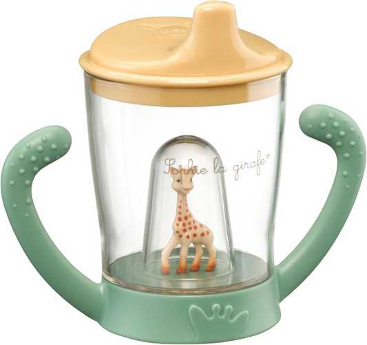 VULLI Sophie la Girafe vaso antiderrame con boquilla 180 ml 6 m+