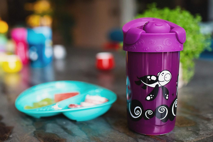 TOMMEE TIPPEE Vaso No Knock con boquilla 300 ml 18 m+ TORTUGA