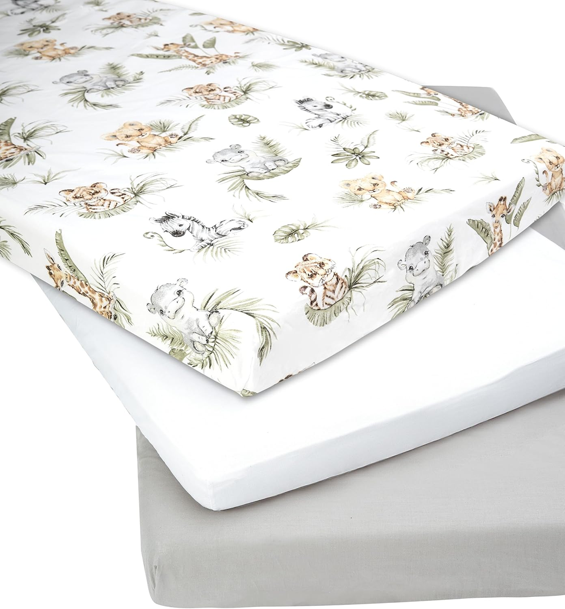 MEDIPARTNERS sábana para cuna 60cmx120cm x3 para bebés de algodón