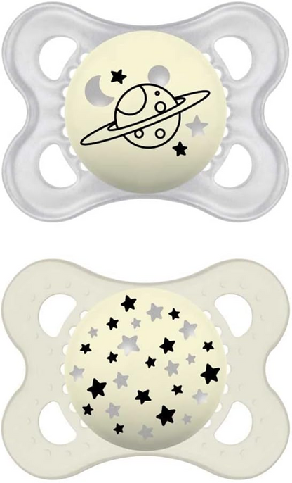 MAM ORIGINAL NIGHT chupete x2 2-6m luminoso