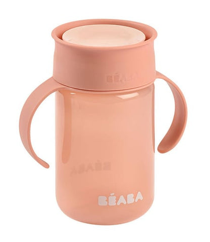 Vaso de entrenamiento 360 pink Béaba 340 ml 12m+