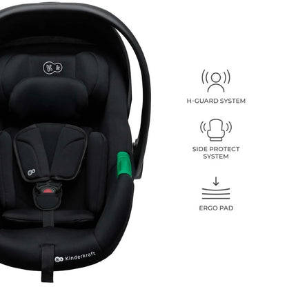KINDERKRAFT PRIME2 PRO 3-in-1 multifunction stroller up to 22kg + MINK PRO car seat