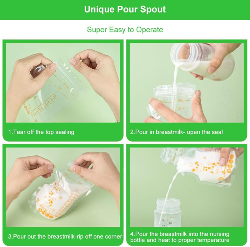 Bolsas para Almacenamiento de Alimentos 60 unidades 250ml