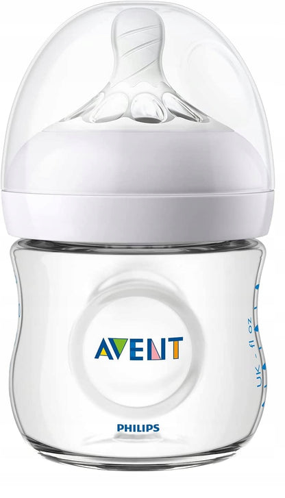 PHILIPS AVENT Natural butelka 125 ml smoczek 0m+ z szerokim smoczkiem, butelka dla noworodka