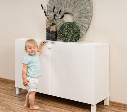 REER dispositivo de seguridad para armarios con puertas dobles 1 unidad