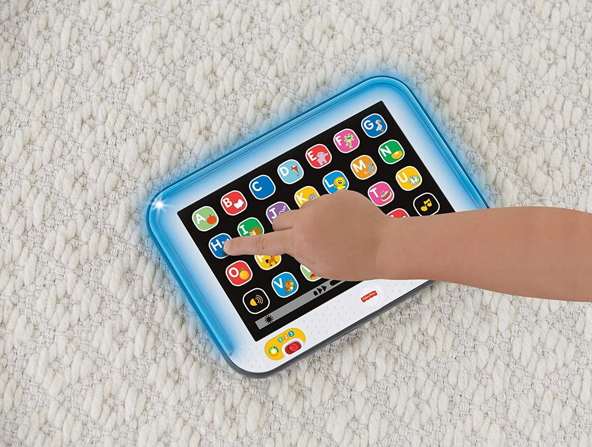 FISHER-PRICE tablet interactivo con canciones, música y sonidos en inglés