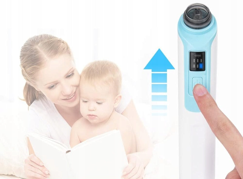 URAQT aspirador nasal eléctrico 2 boquillas 0+