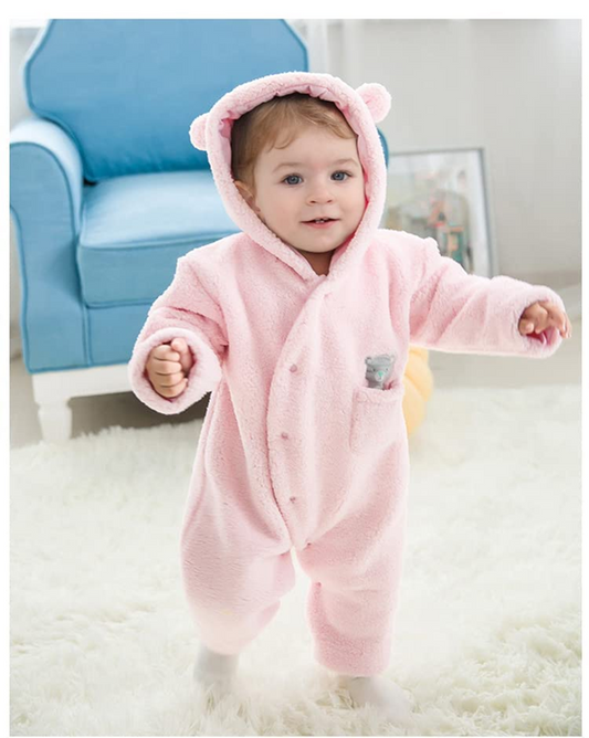 Mono de invierno con capucha para bebés 3-6 meses VINE