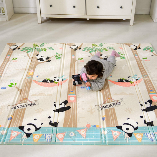 BAMMAX alfombra de juego de espuma reversible 197x177x1,5 cm