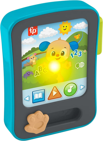 FISHER-PRICE JFK28 lector de cuentos de la Cachorrita Canina en 3 idiomas