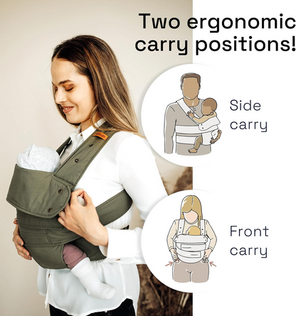 MARSUPI 2.0 portabebés ergonómico S/M 3,5 - 15 kg para bebés