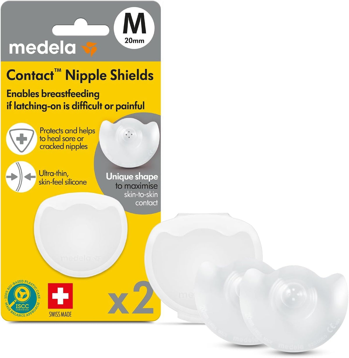 Protectores de pezones Medela Contact de 20 mm