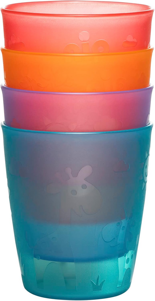 Vaso de aprendizaje NIP 250 ml 4 unidades 12 m+