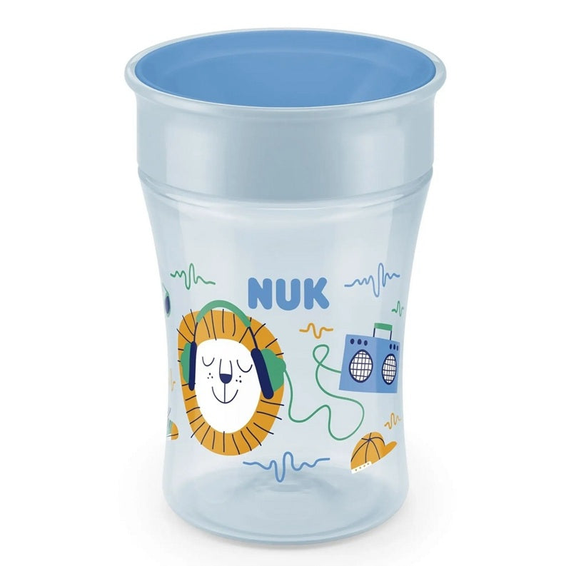 NUK Magic Cup vaso antiderrames con boquilla 360° 230 ml 8 m+