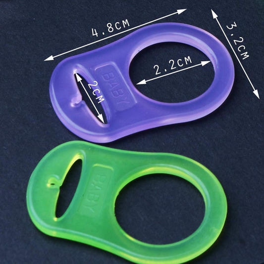 asas de silicona para cadenas de chupete 8 unidades