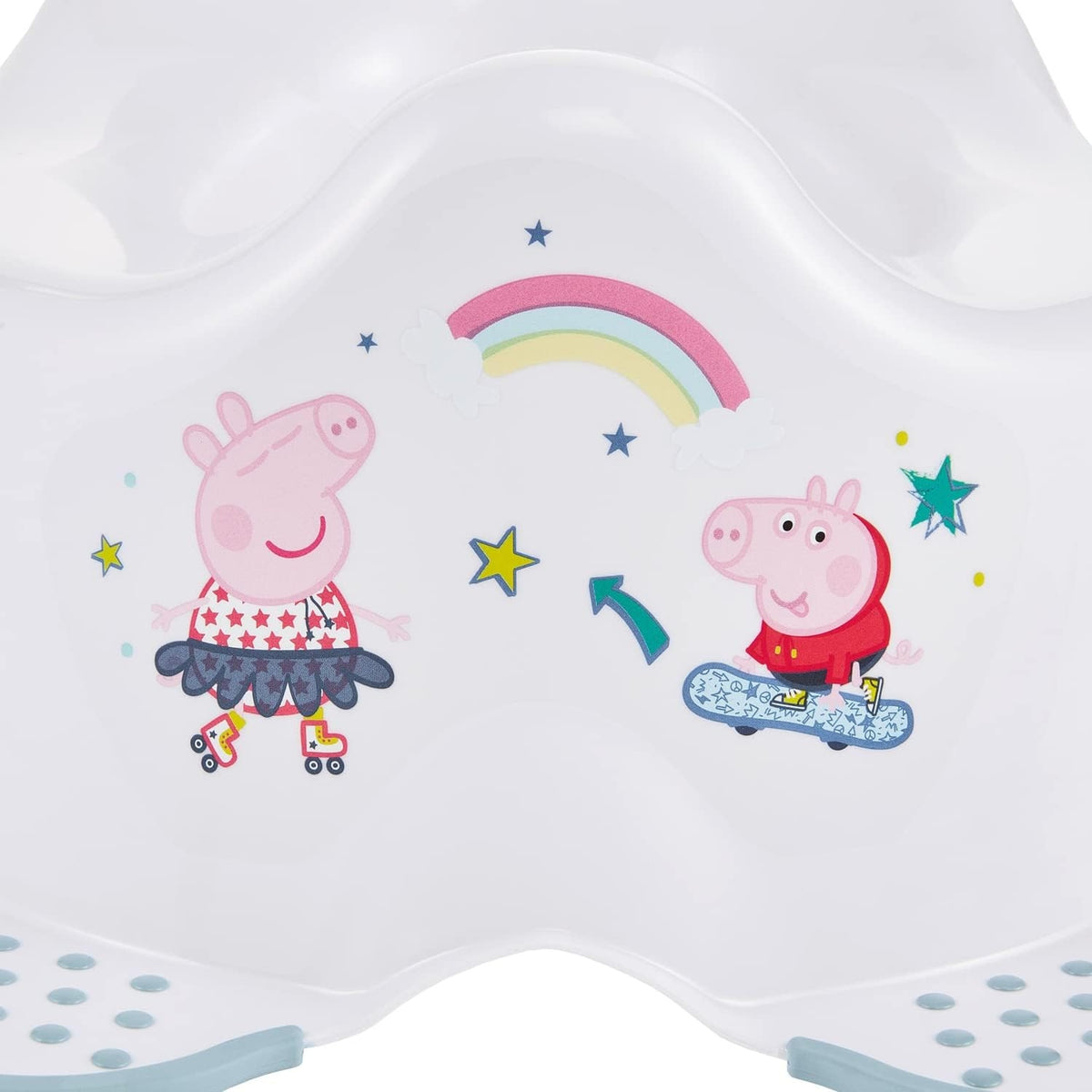 KEEEPER Świnka Peppa nocnik 18 m+ biały nocnik dla dzieci z antypoślizgowymi nóżkami i grafiką Peppy