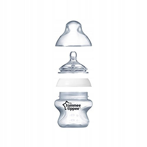 TOMMEE TIPPEE smoczek do butelki CLOSER TO NATURE 6msc+ x2 silikonowy smoczek do butelki Tommee Tippee do kaszek