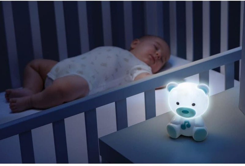 CHICCO DreamLight lámpara nocturna LED portátil con melodías 11 x 14 cm