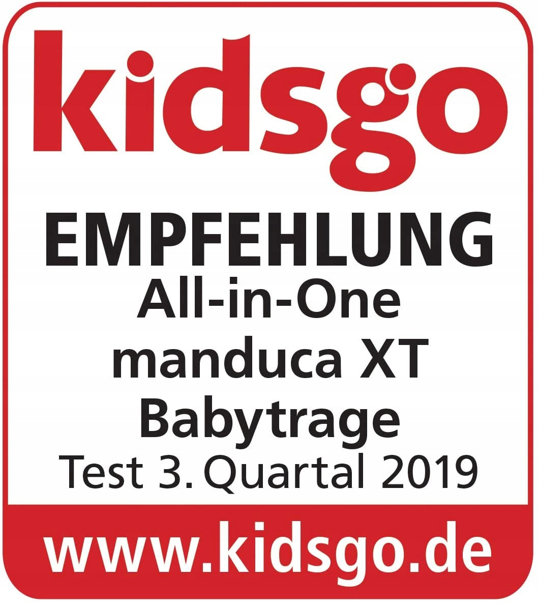 MANDUCA XT nosidełko klamrowe z bawełny organic – rekomendacja Kidsgo All-in-One