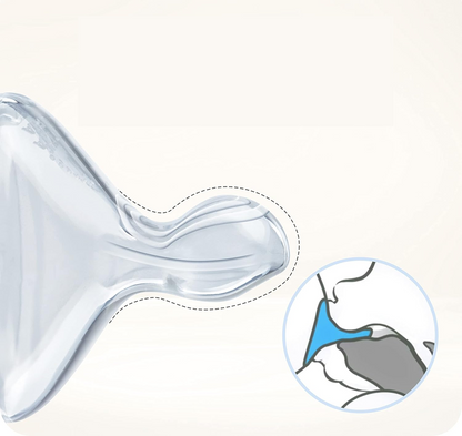 NUK First Choice butelka szklana 240 ml smoczek M 3 m+ KONIK MORSKI, antykolkowy smoczek silikonowy