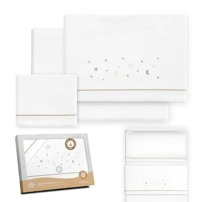 INTERBABY juego de ropa de cama para cuna 50x80 cm
