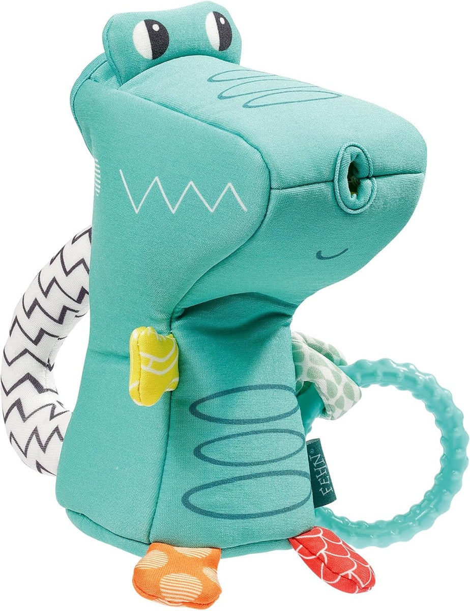 FEHN Plansch & Play cocodrilo regadera juguete para baño 10 x 16 cm