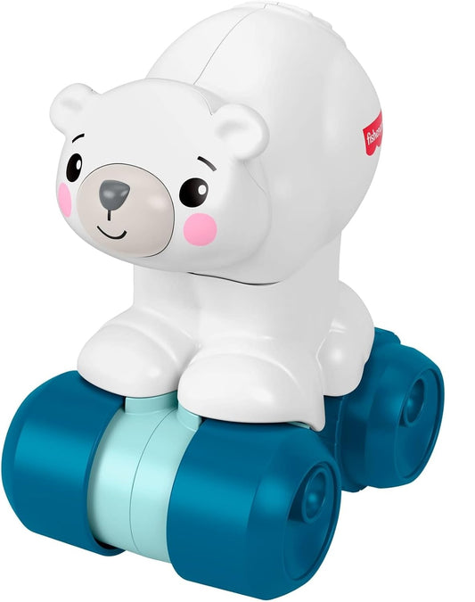 FISHER-PRICE oso polar sensorial con movimiento para aprender a gatear 9 m+