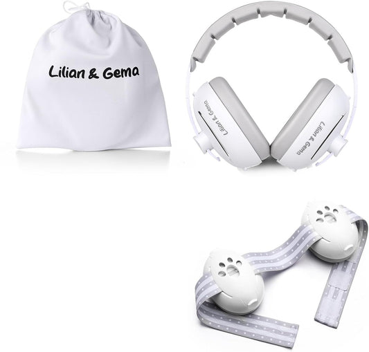 LILIAN & GEMA Auriculares con protección auditiva 2en1 25 dB + Estuche