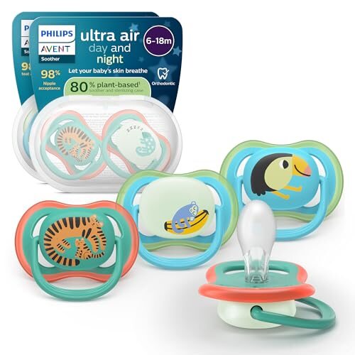 Philips Avent Ultra Air Day & Night smoczki 6-18m x4 — zdjęcie 1