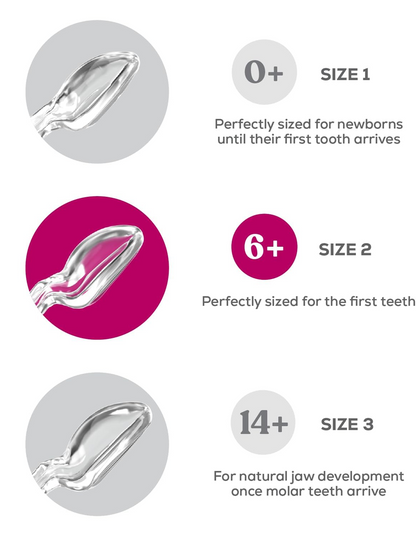 DENTISTAR chupete calmante de silicona 2x 6-14 meses