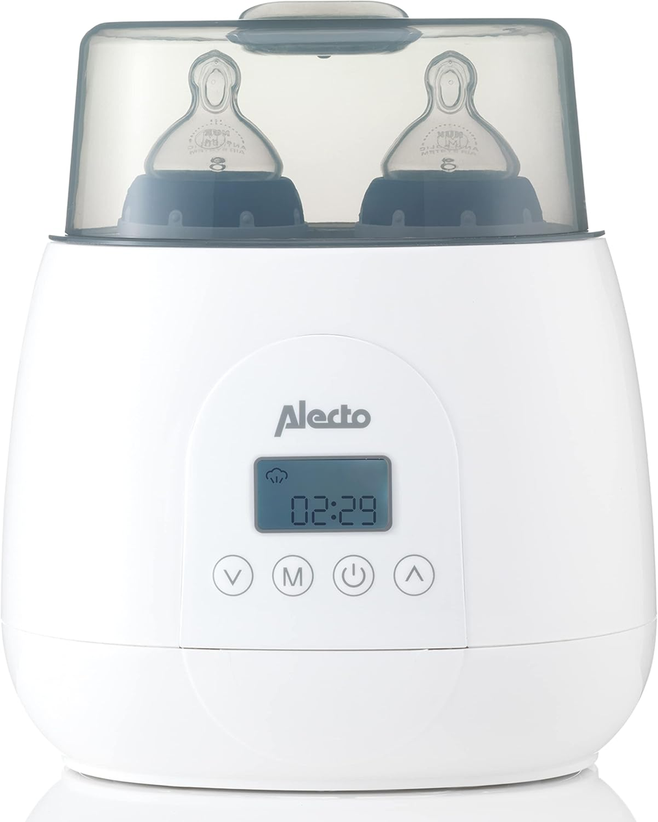 ALECTO BW700TWIN calentador doble 3 en 1 para biberones y tarritos