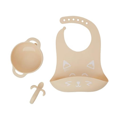BABYMOOV FIRST'ISY Fox conjunto de vajilla de 3 piezas 6-12m