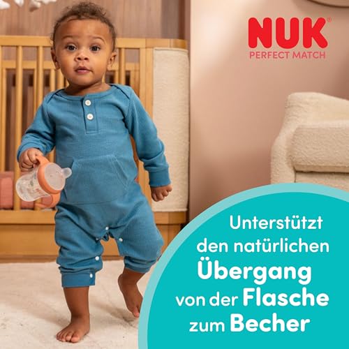 NUK Perfect Match kubek treningowy 260 ml 6m+ wspiera naturalne przejście od butelki do kubka