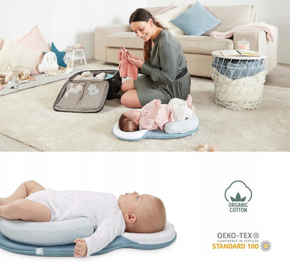 BABYMOOV cosydream poduszka stabilizator dla niemowląt 0+ z organicznej bawełny, komfortowe podparcie główki i pleców