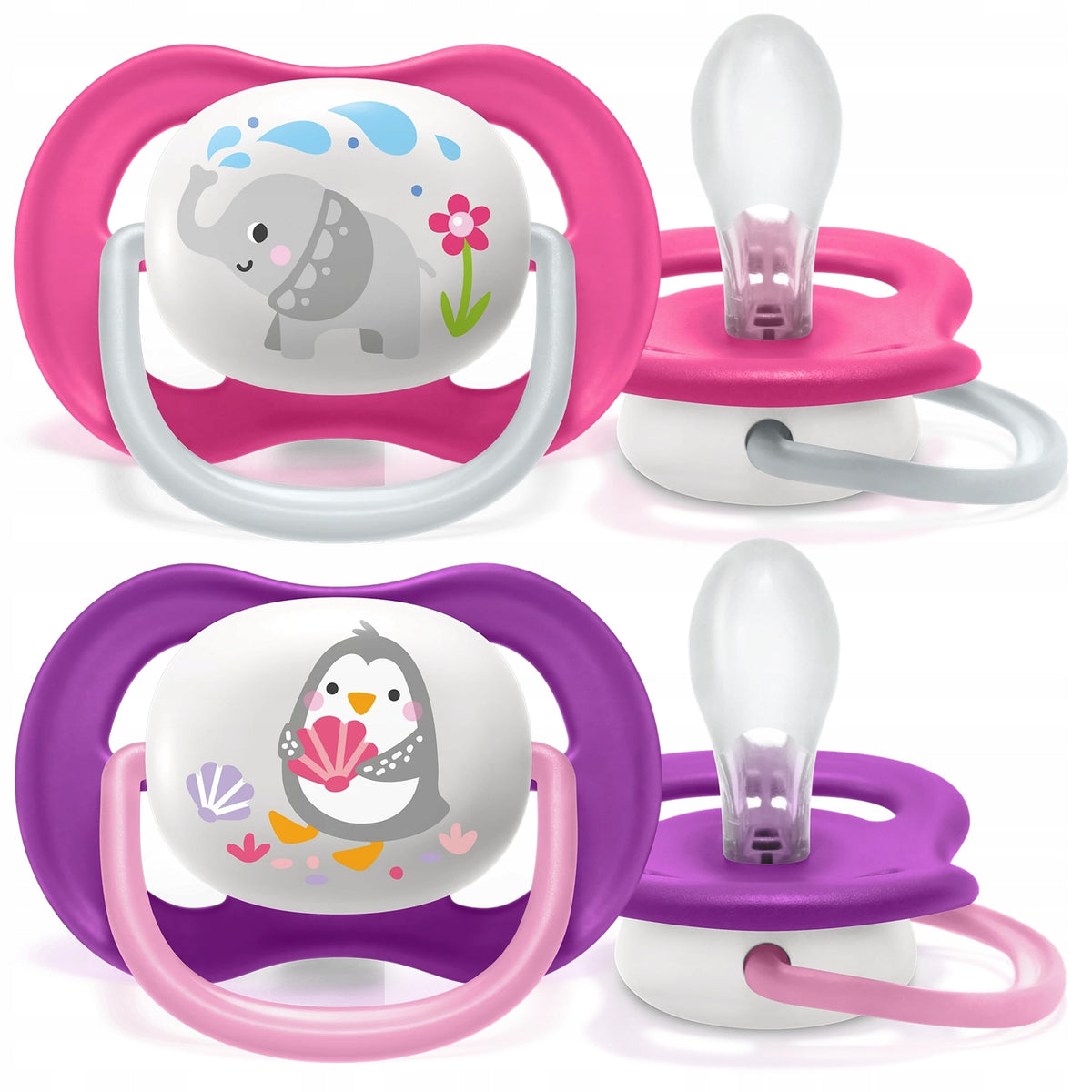 PHILIPS AVENT Chupetes Ultra Air Animales x 2 6-18m
