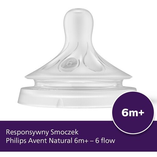 Philips Avent Natural Response tetina para biberón flujo 6