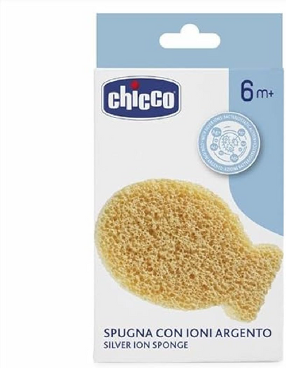 CHICCO esponja con iones de plata para bebés 6 m+