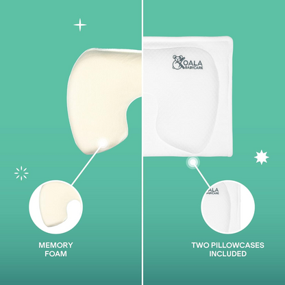 KOALA BABYCARE cojín para bebé con funda que previene la plagiocefalia