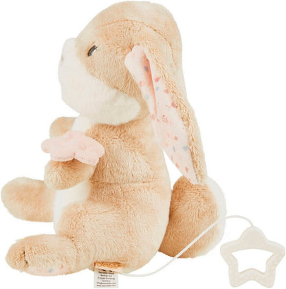 STERNTALER przytulanka z pozytywką La-Le-Lu zając HANNI 22 cm, beżowo-biały pluszak dla niemowląt