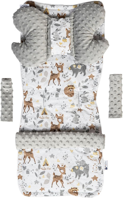 Inserto para cochecito Mariposa protectores de MINKY